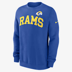 Los Angeles Rams Club Men's Nike NFL Pullover Crew. Nike.com